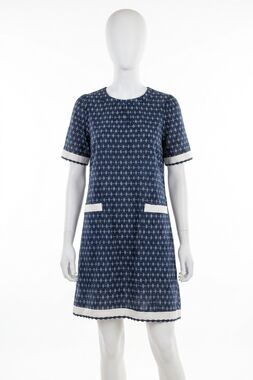 NEW VOY the monroe dress in blue